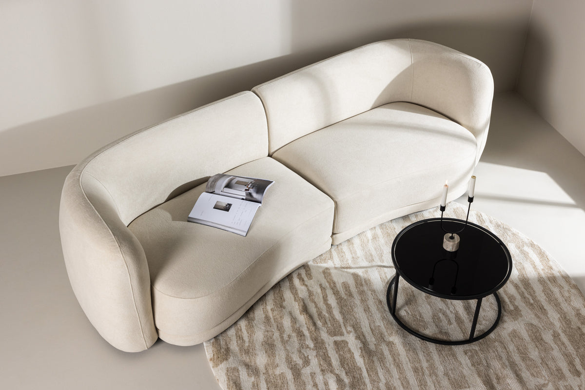 Cielo 3-sits soffa Vit