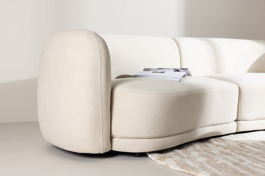Cielo 3-sits soffa Vit