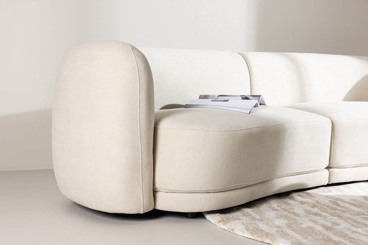 Cielo 3-sits soffa Vit