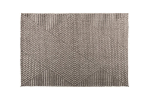 Aron Rektangulära Matta 340 x 240 Brun