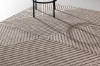 Aron Rektangulära Matta 340 x 240 Brun