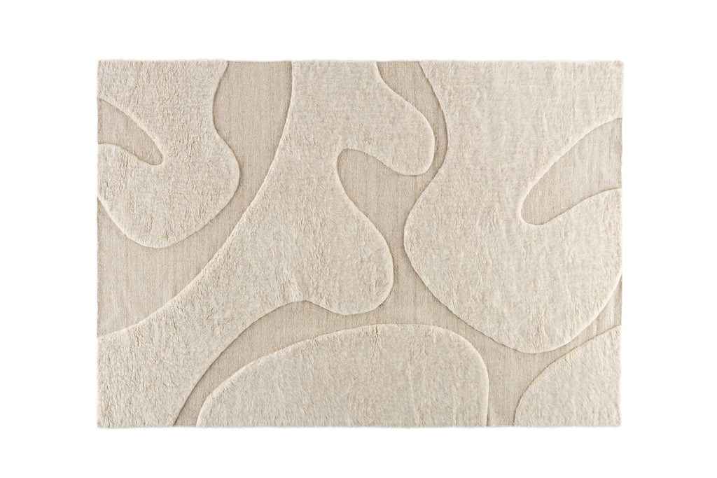 Boone Rektangulära Matta 290 × 200 Beige