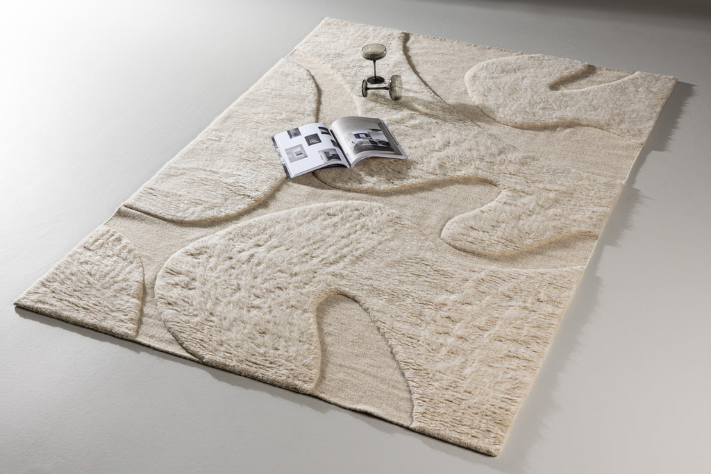 Boone Rektangulära Matta 290 × 200 Beige