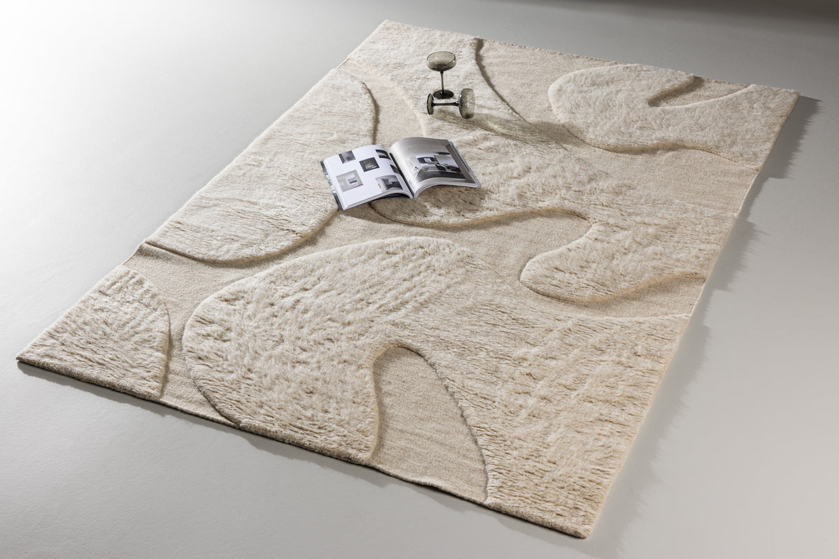 Boone Rektangulära Matta 290 × 200 Beige