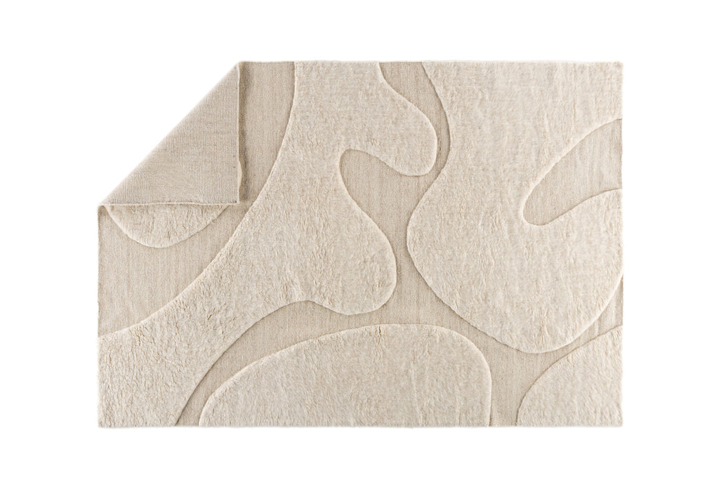 Boone Rektangulära Matta 290 × 200 Beige