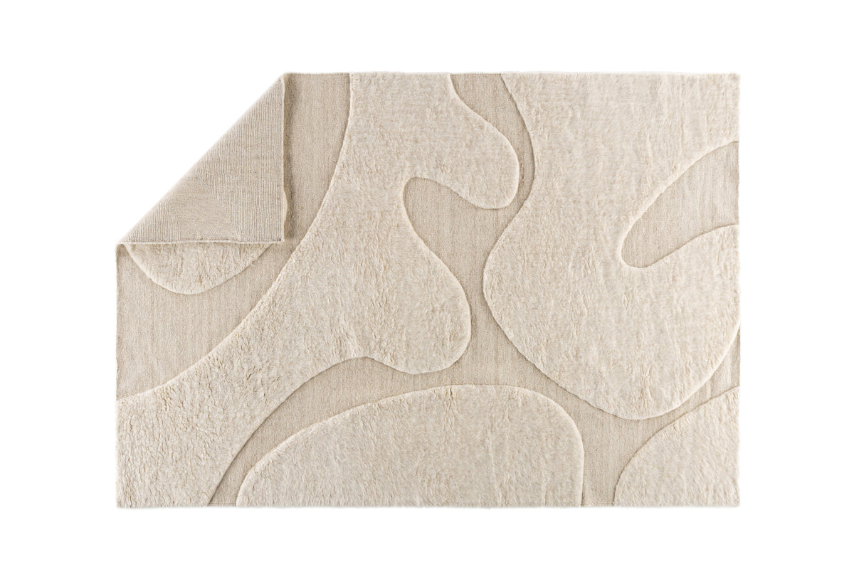 Boone Rektangulära Matta 290 × 200 Beige