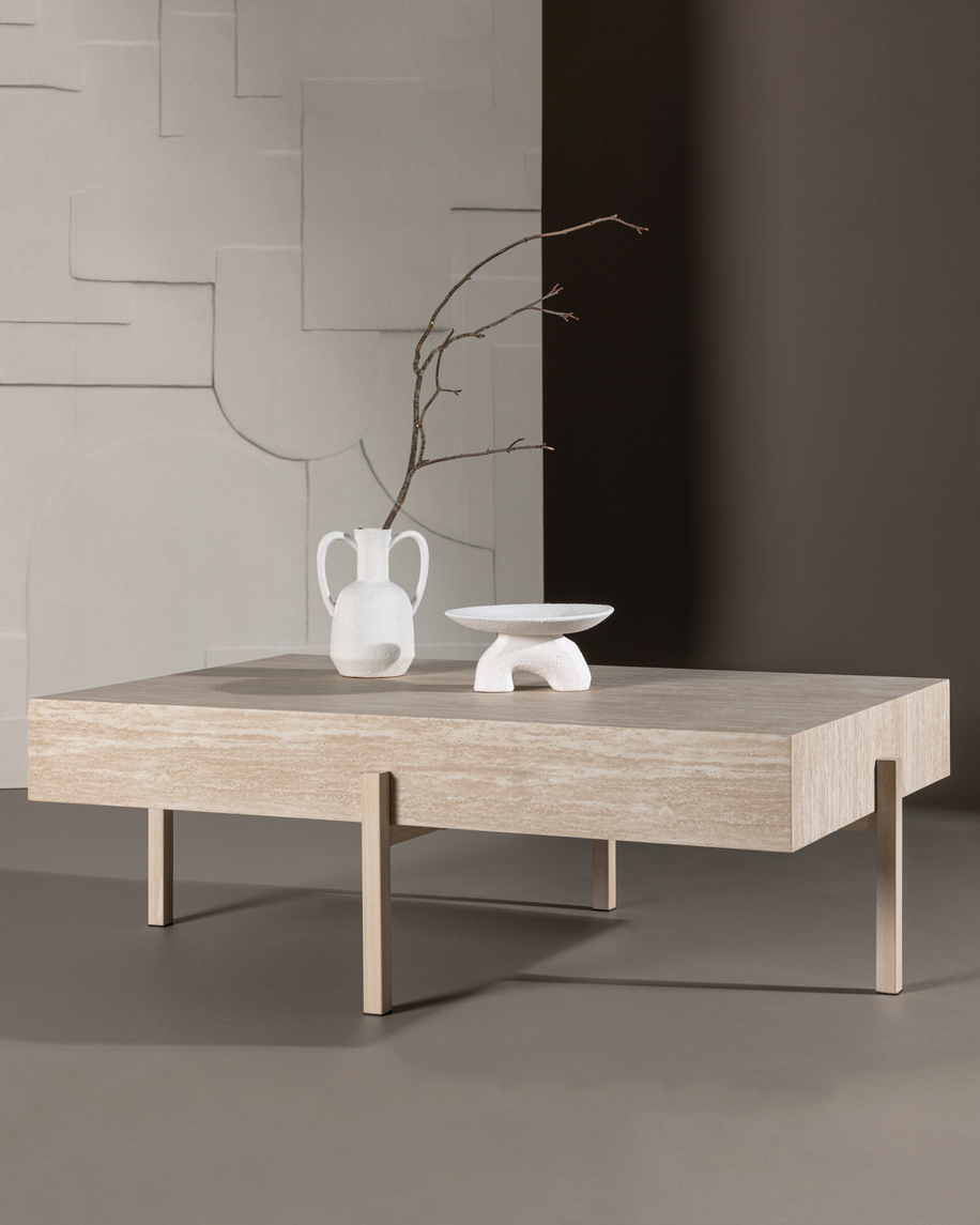 Vadholmen Soffbord 126 x 82 Vitputsad