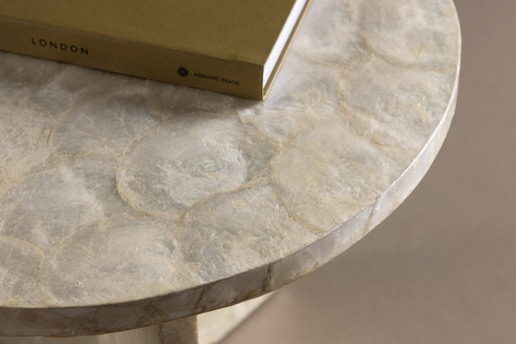 Smögen Soffbord ⌀40 Beige
