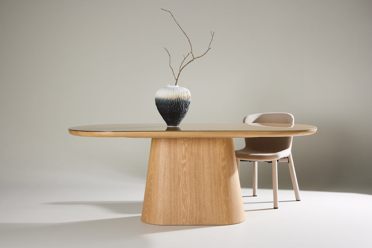 Castor Ovala Matbord 200 x 90 Natur