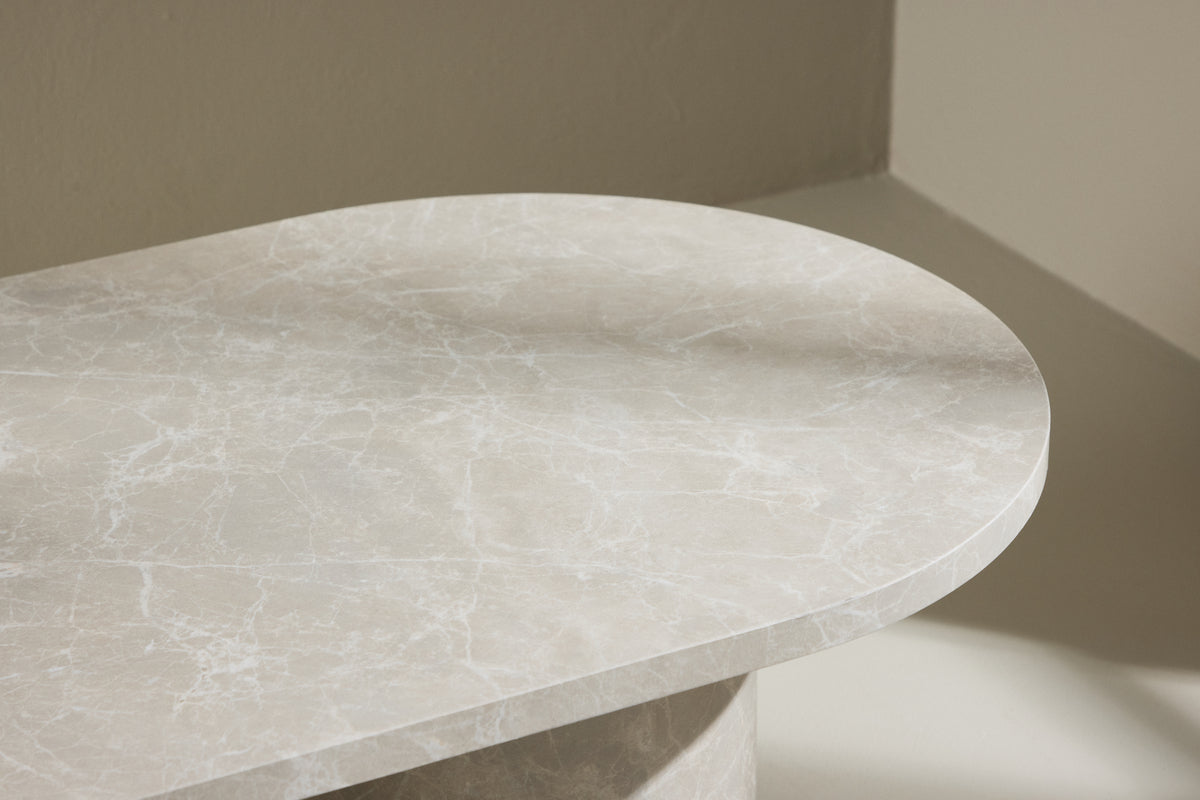 Narvik Soffbord 120 x 60 Marblelook