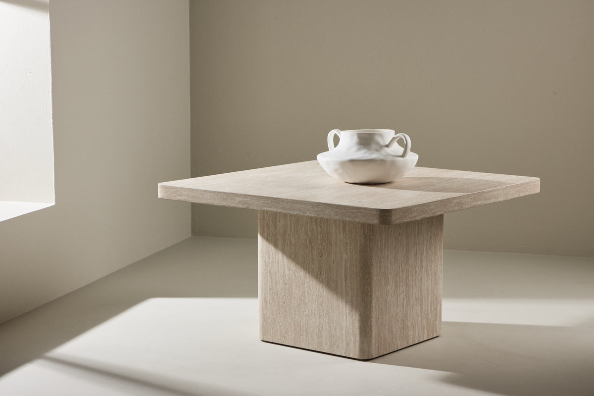 Qvart Soffbord 80 x 80 Beige