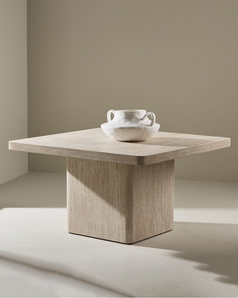 Qvart Soffbord 80 x 80 Beige