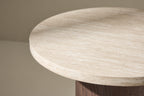Megg Sidobord ⌀50 Beige