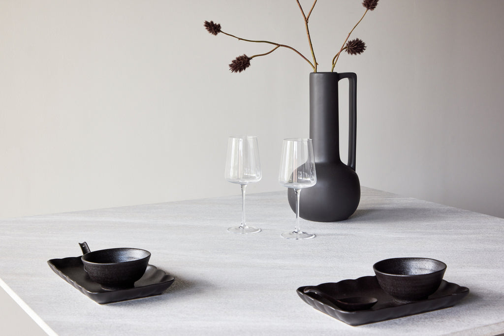 Cael Matbord 120 x 120 Ljusgrå