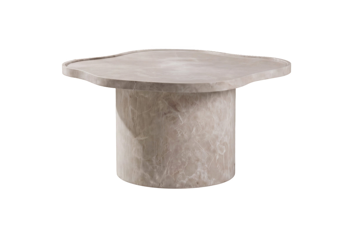 Ilse Soffbord Ø90 Marblelook