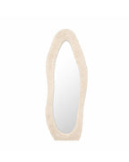 Mirza Helkroppsspegel i Beige Fuskpäls – 160 cm