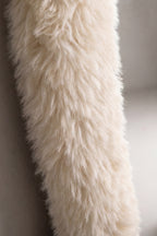 Mirza Helkroppsspegel i Beige Fuskpäls – 160 cm