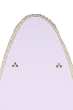 Mirza Helkroppsspegel i Beige Fuskpäls – 193 cm