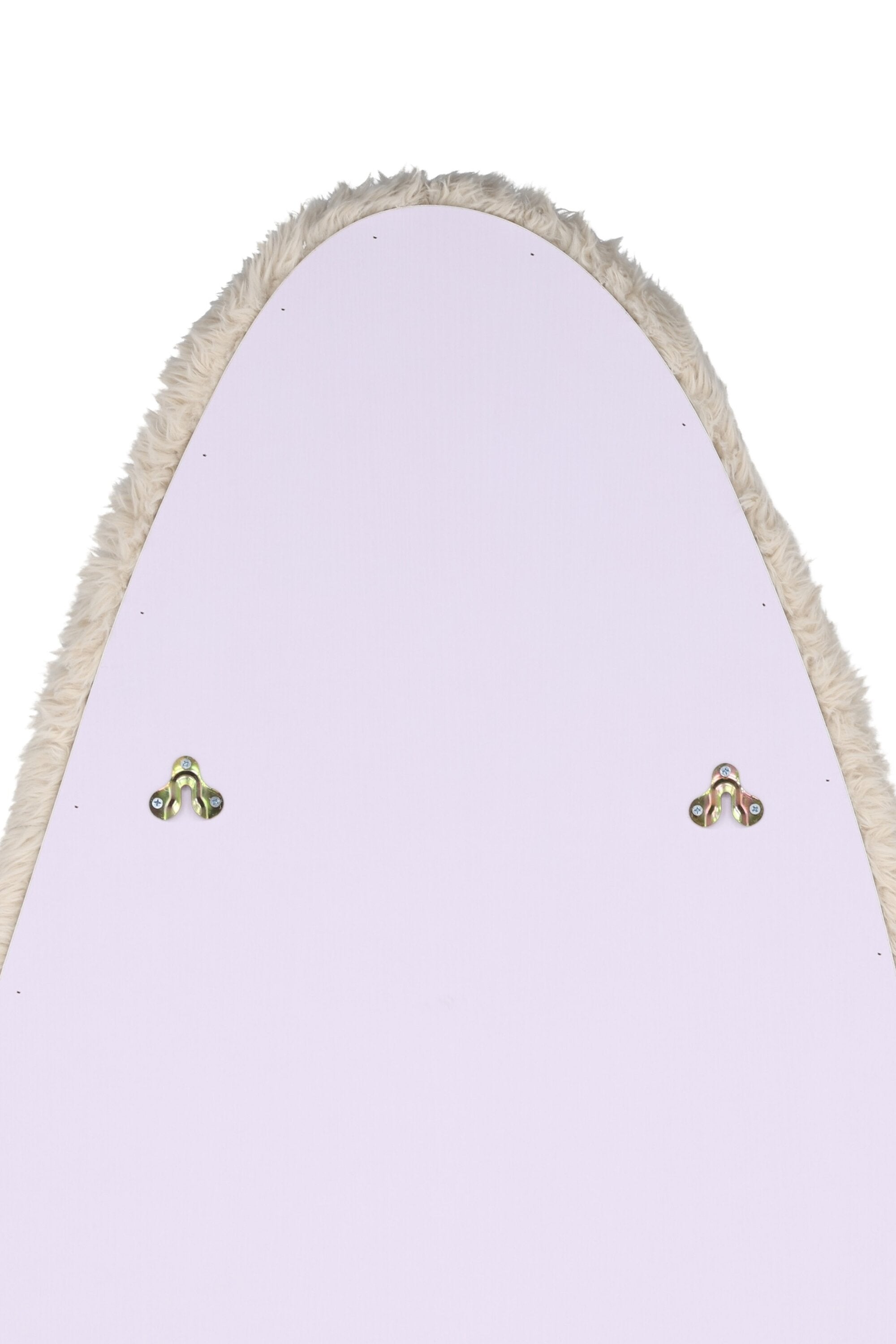 Mirza Helkroppsspegel i Beige Fuskpäls – 193 cm