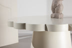 Krull Soffbord ⌀70 Beige