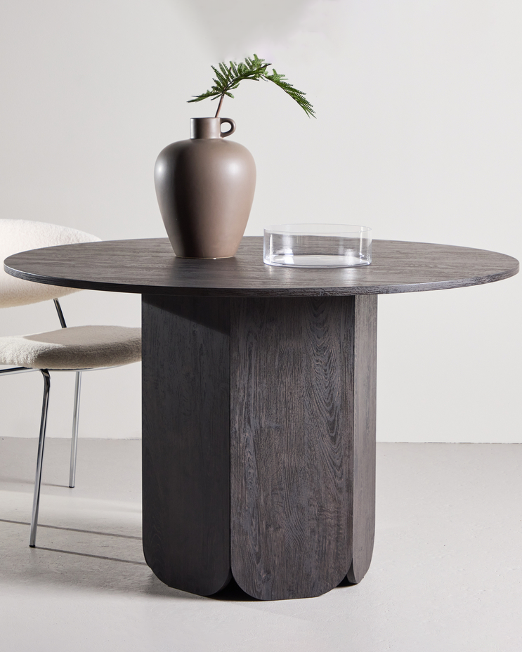 Tekla Runt Matbord ⌀120 Svart