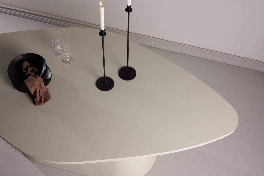 Diamond Ovala Matbord 210 x 110 Beige