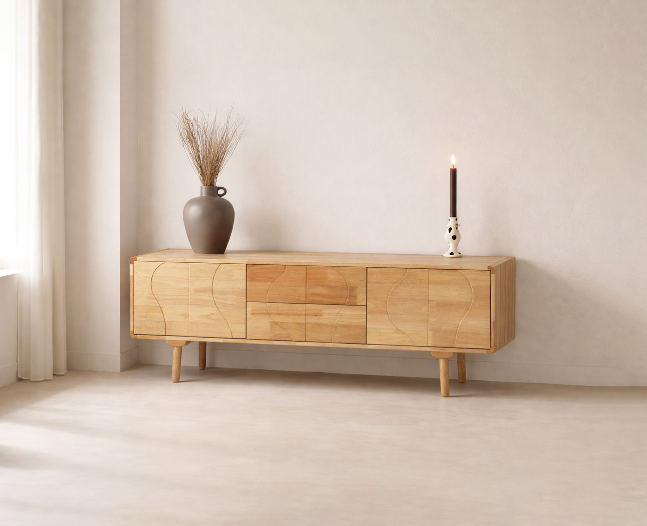 Skärhamn Skåp 45 x 180 x 65 Natur