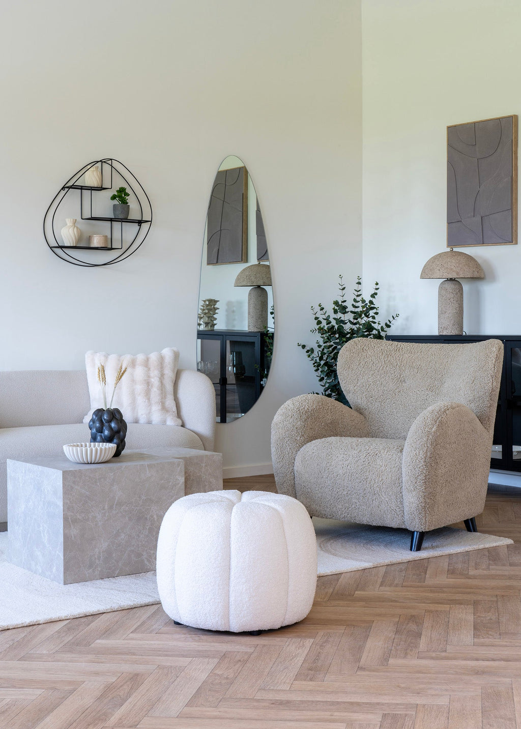 Astley Bordslampa – Stengrå 50cm