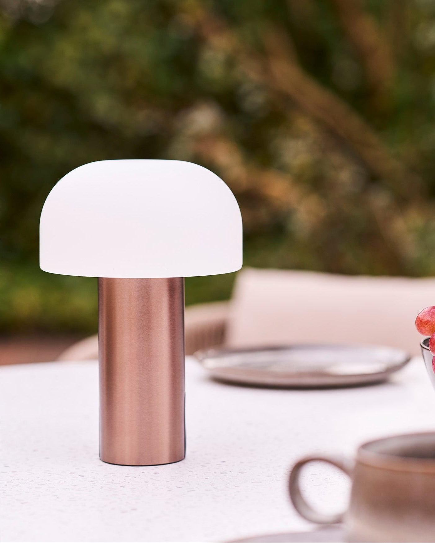 Soham LED-lampa – Vit / Koppar