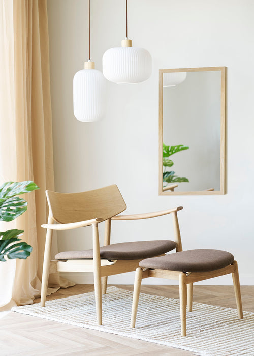 Argalo Pendel – Glas & Trä (30 cm)