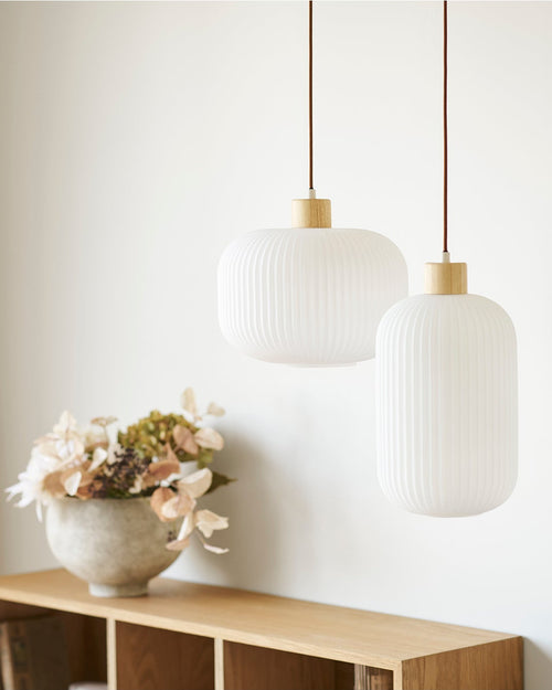 Argalo Pendel – Glas & Trä