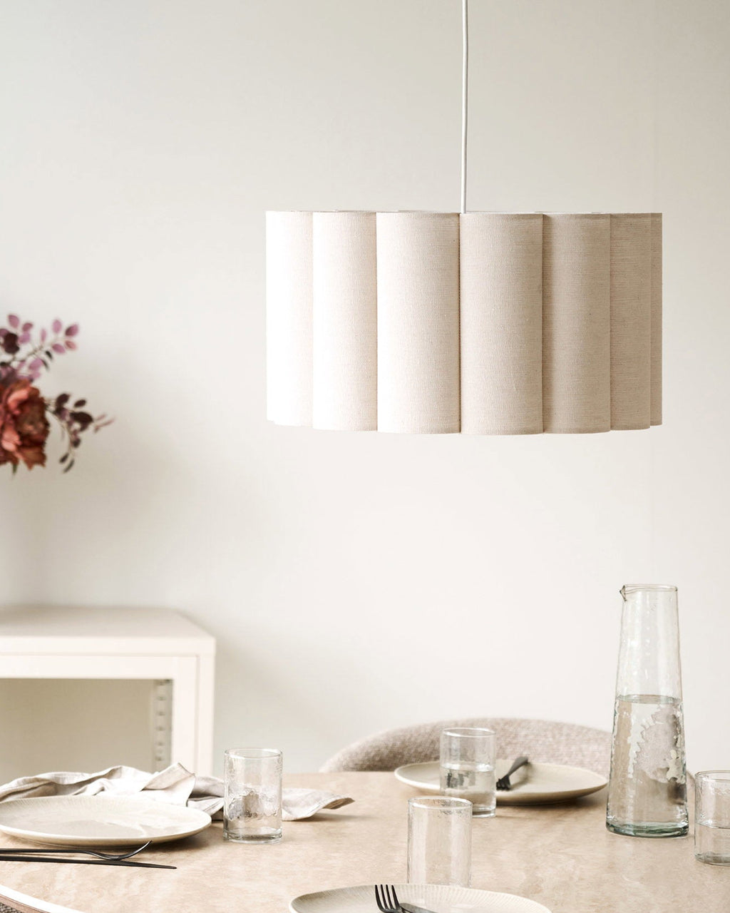 Watton Taklampa – Beige / Grå