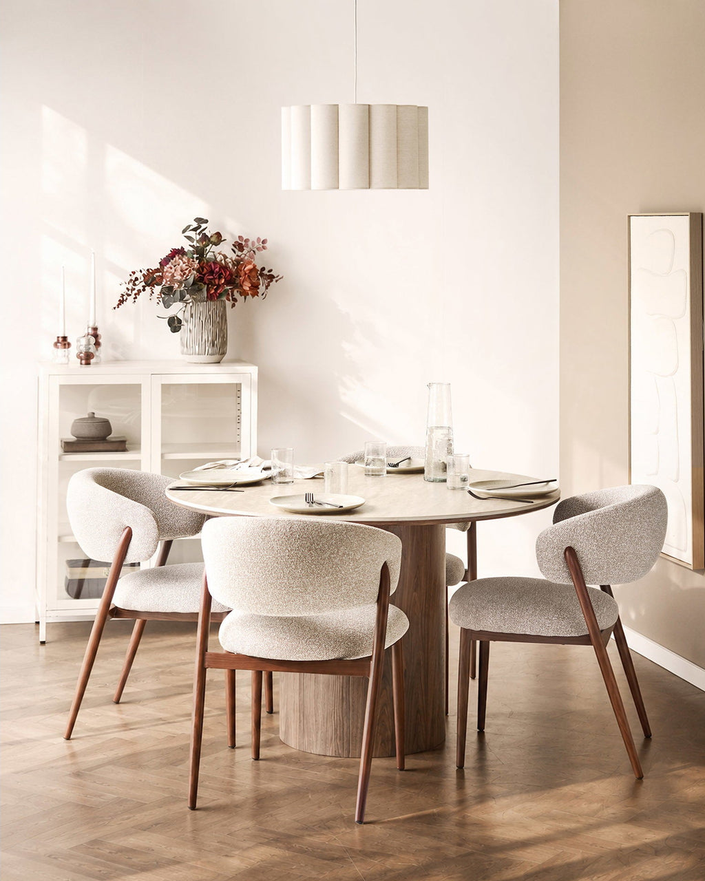 Watton Taklampa – Beige / Grå