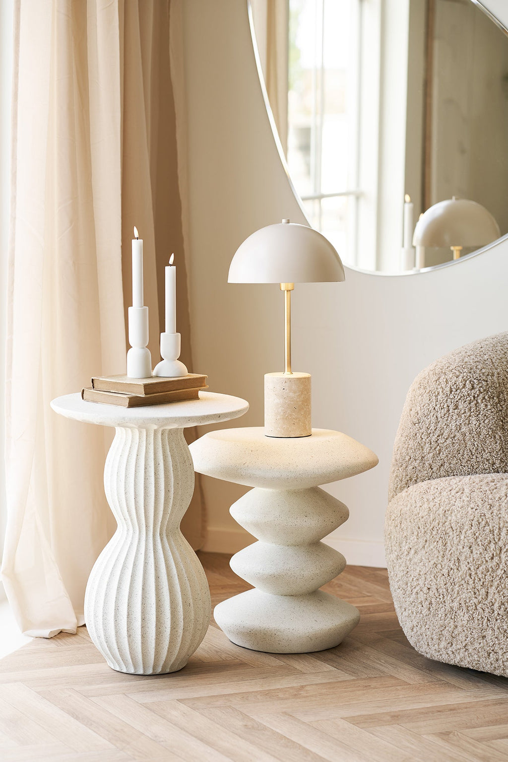 Sheffield Bordslampa – Marmor & Metall