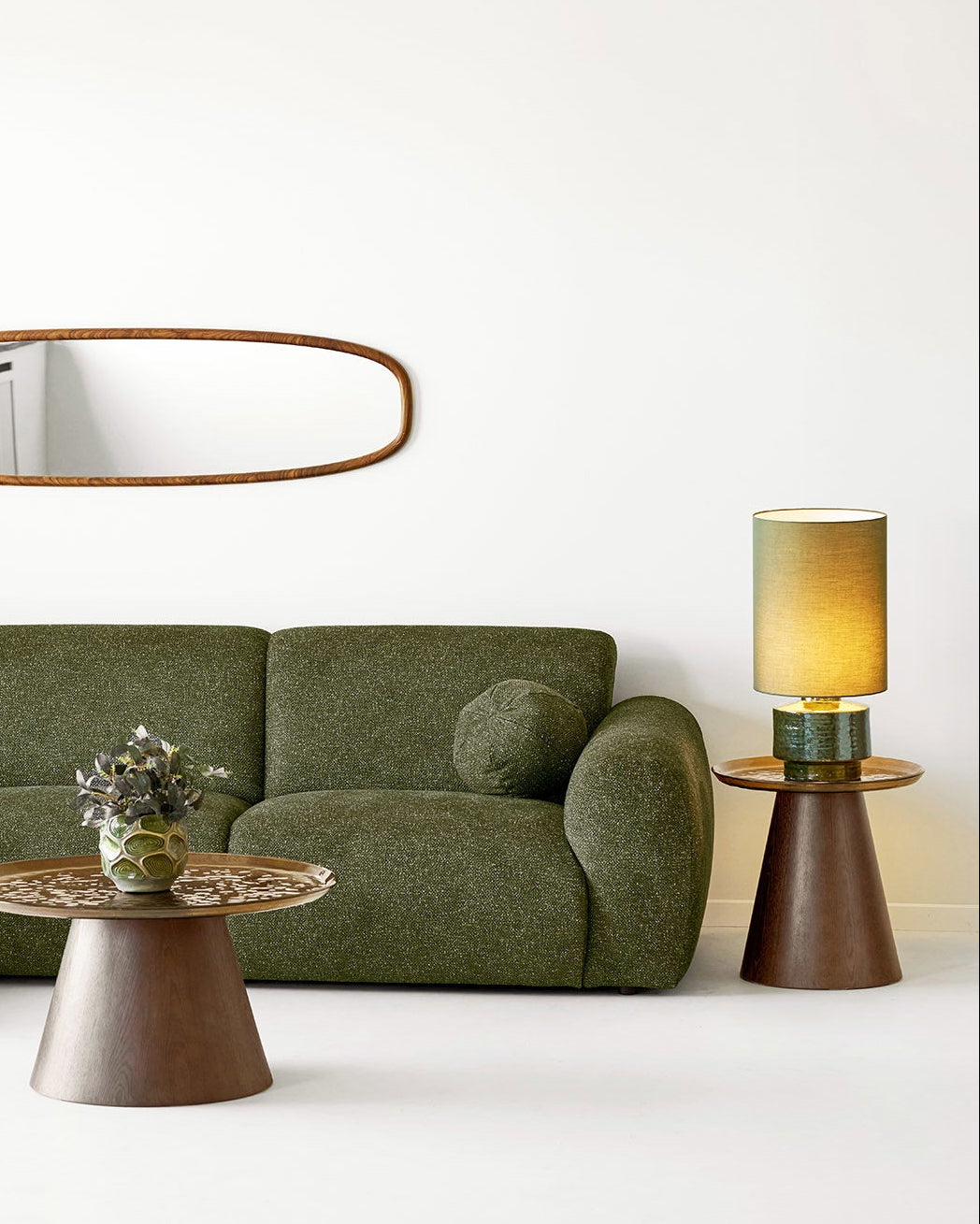 Sibsey Bordslampa – Grön Stengods