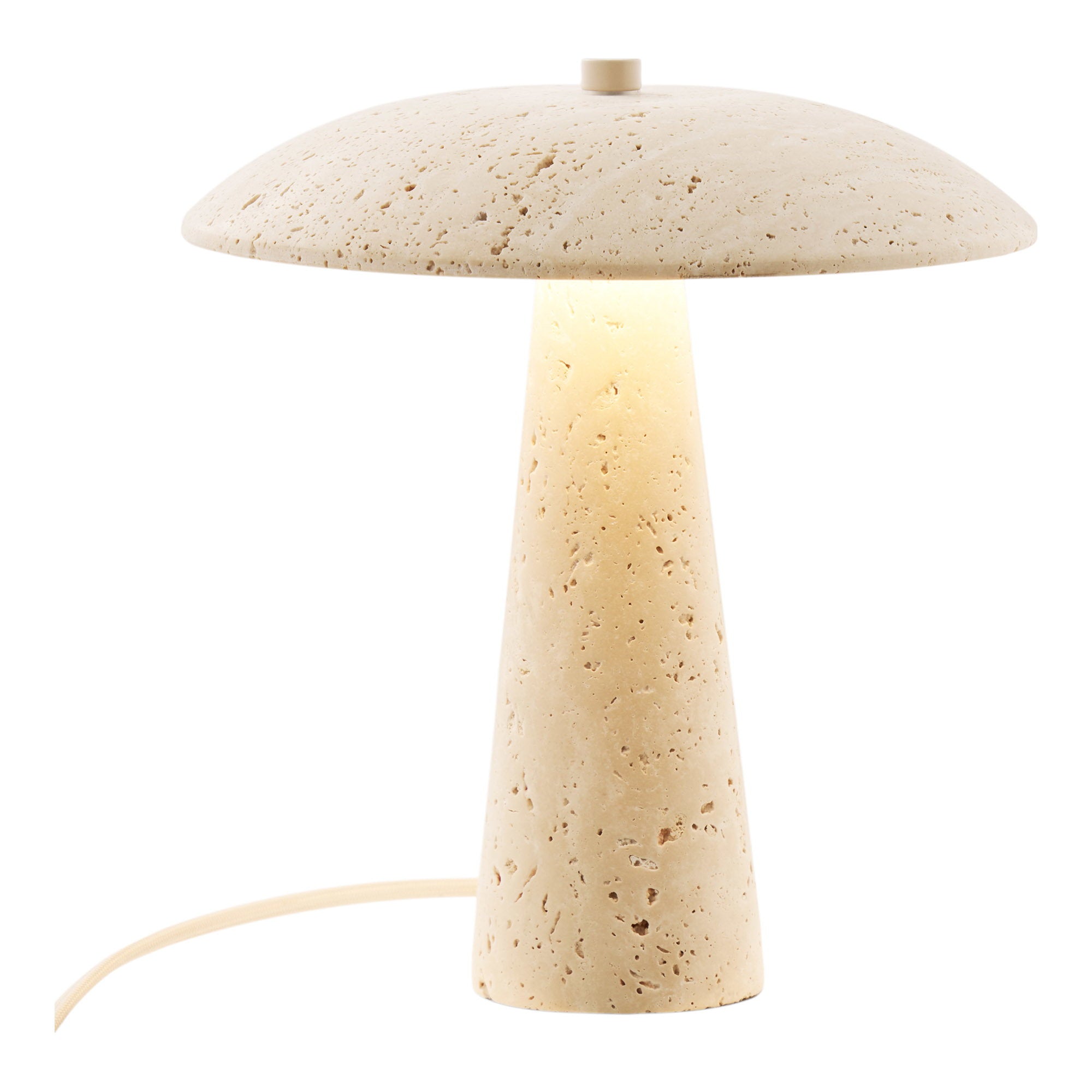 Consett Bordslampa i Natur Travertin – 25,5 cm