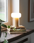 Stafford Bordslampa – Natur / Vit