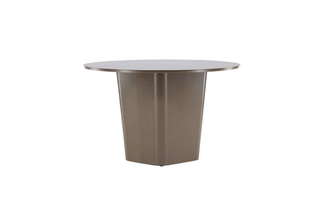 Santa Fe Matbord ⌀120 Brun Aluminium