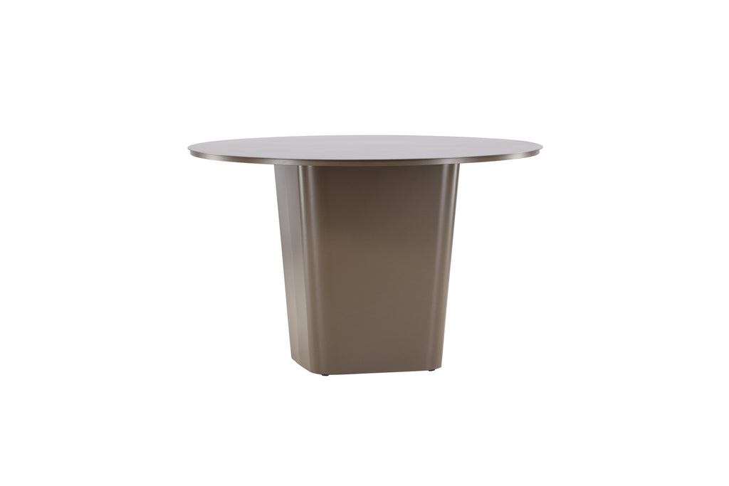 Santa Fe Matbord ⌀120 Brun Aluminium