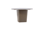 Santa Fe Matbord ⌀120 Brun Aluminium
