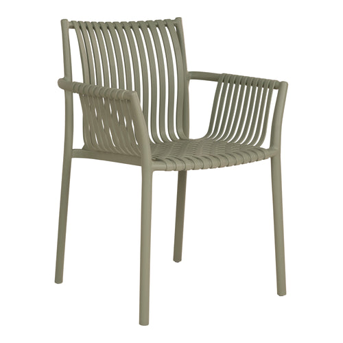 4-pack Tulsa Utestolar – Soft Grön