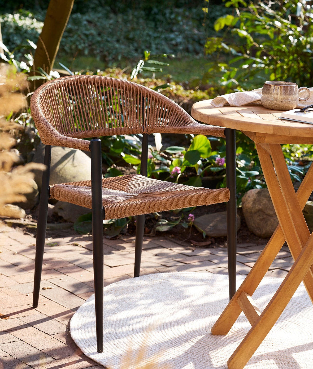 Canari Utestol – Natur / Svart