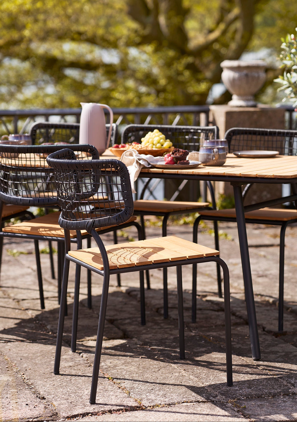 Nashville Utestol – Natur / Svart