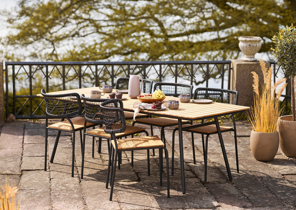 Nashville Utestol – Natur / Svart