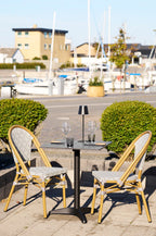 Lauria Utestol – Vit / Grå