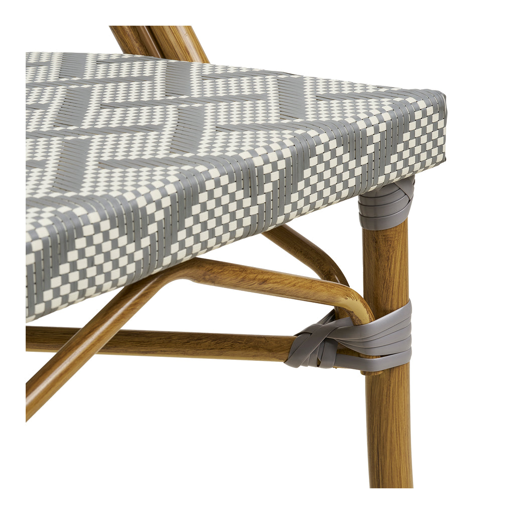 Lauria Utestol – Vit / Grå