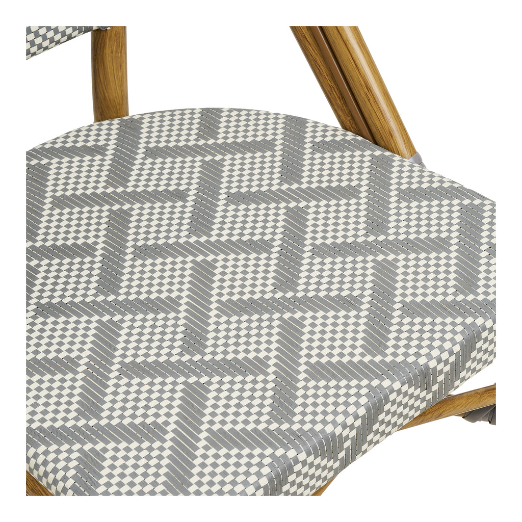 Lauria Utestol – Vit / Grå