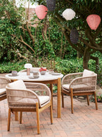 Terracina Stol – Brun / Beige