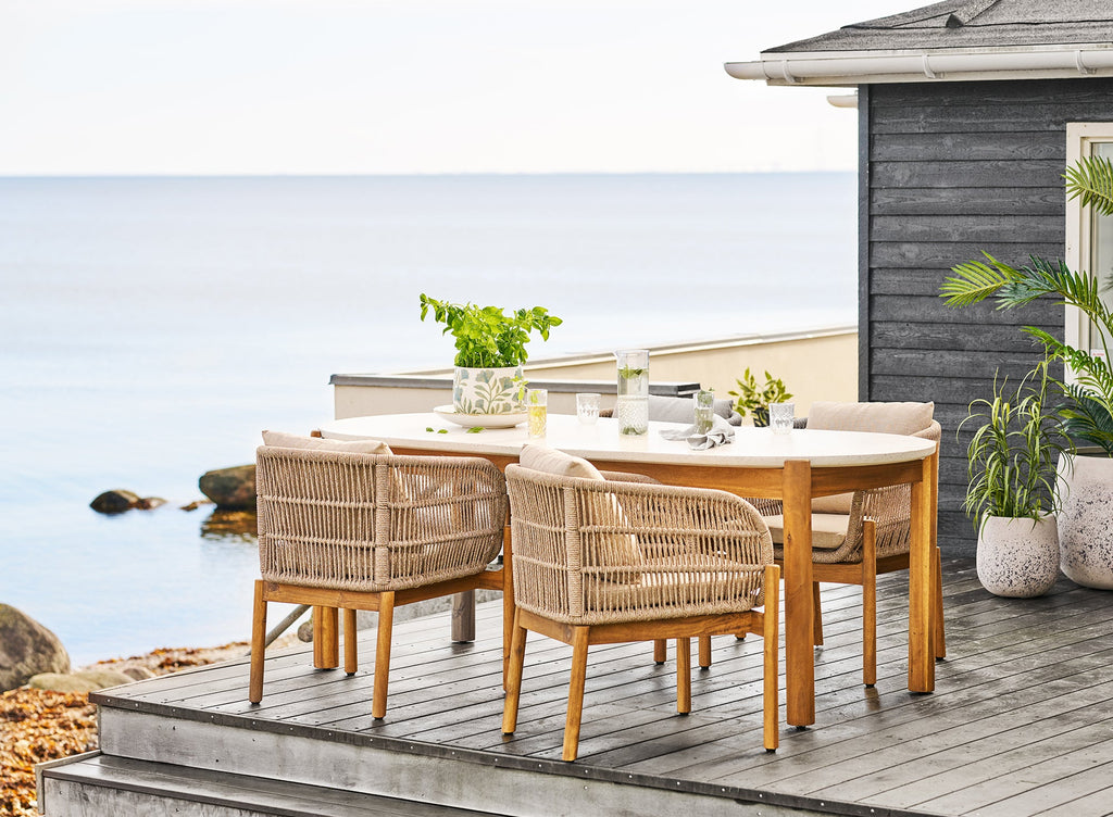 Terracina Stol – Brun / Beige