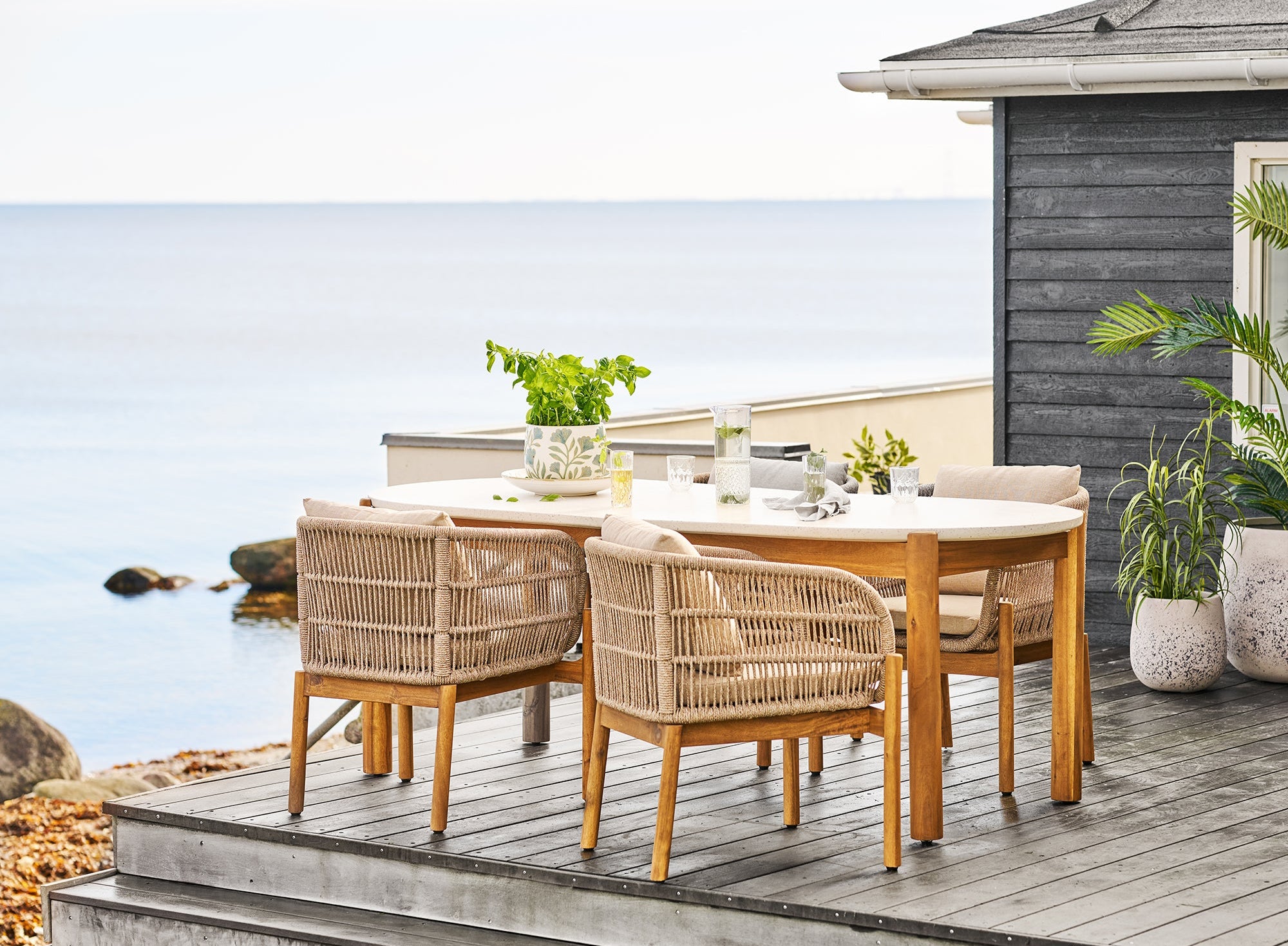 Terracina Stol – Brun / Beige